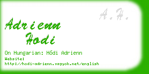 adrienn hodi business card