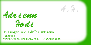 adrienn hodi business card